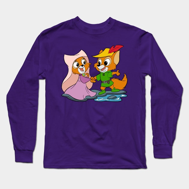 Robin and Marian Long Sleeve T-Shirt by toonbaboon